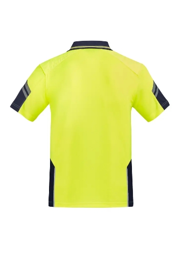 Picture of Syzmik, Mens Reinforced Hi Vis Squad S/S Polo